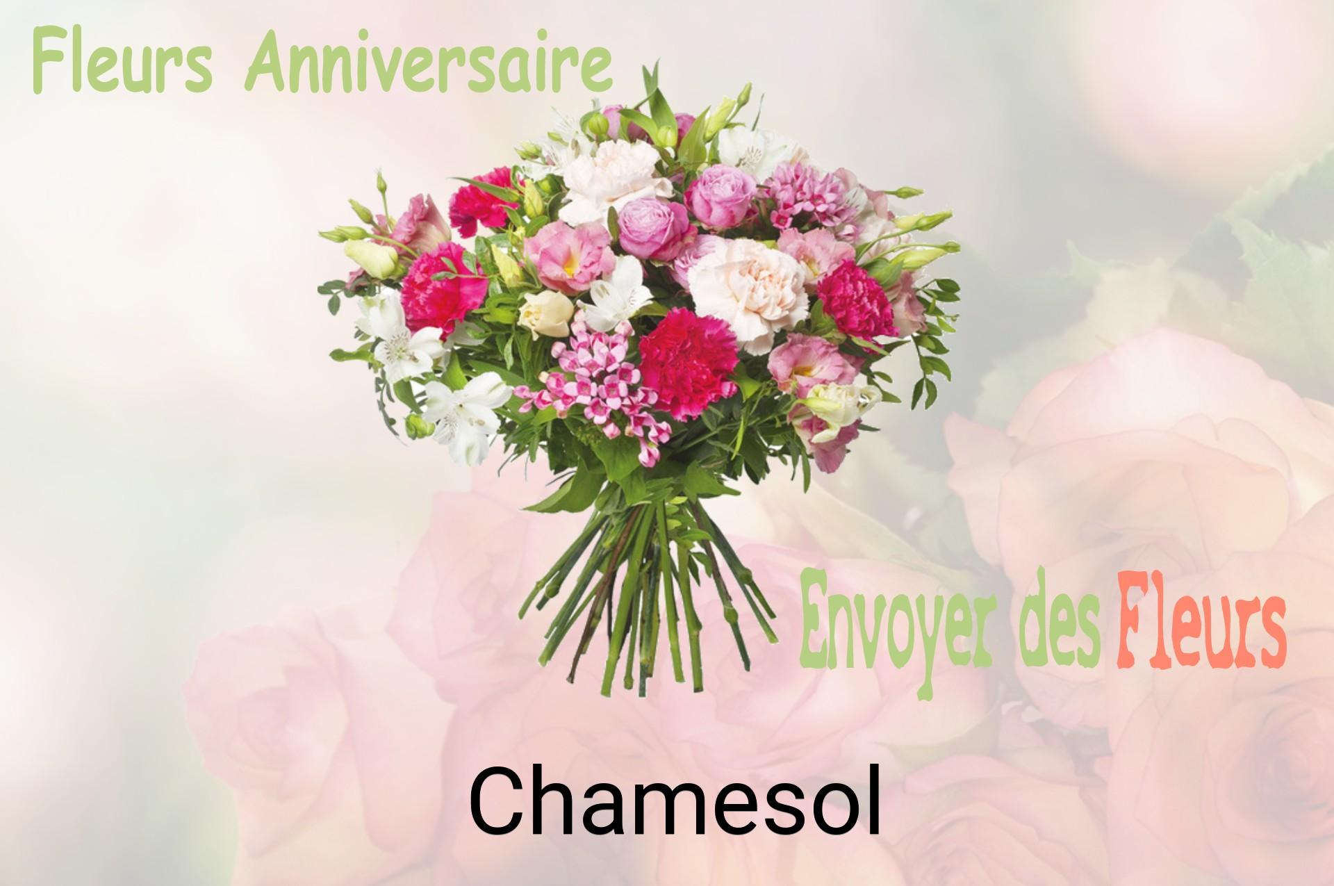 Bouquet de fleurs d’anniversaire livré à Chamesol
